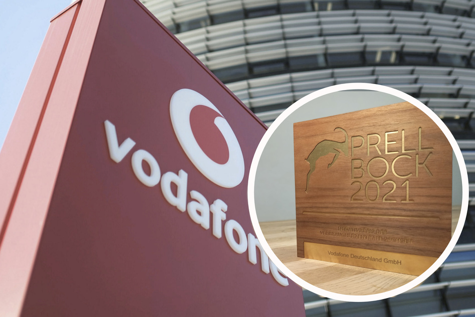Die deutsche Vodafone-Zentrale in Düsseldorf - hierhin wird der "Prellbock 2021" nun verschickt.