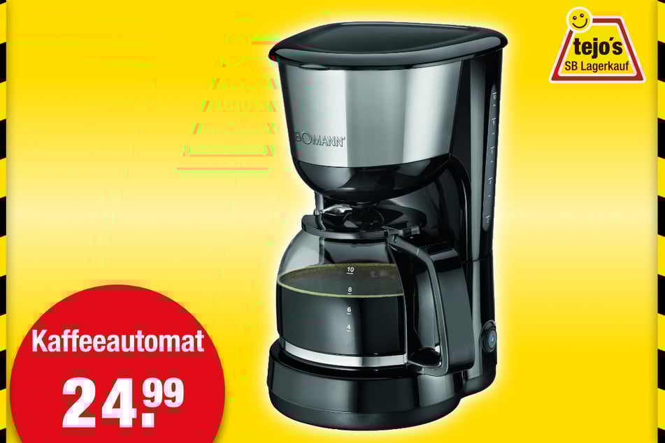 Kaffeeautomat für 24,99 Euro.