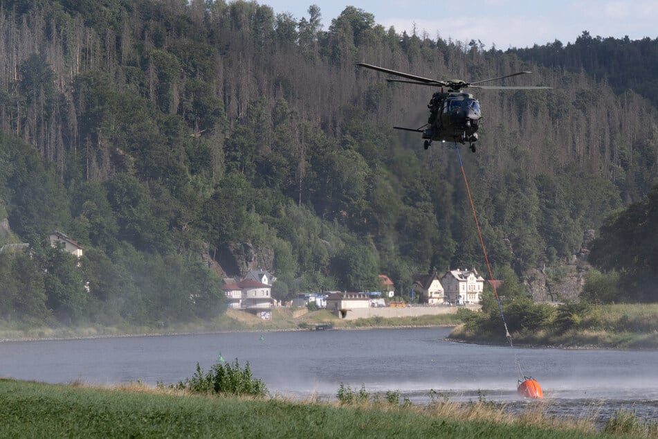 Schlechte Nachrichten aus dem Brandgebiet Sächsische Schweiz: "keine Chance auf Besserung"