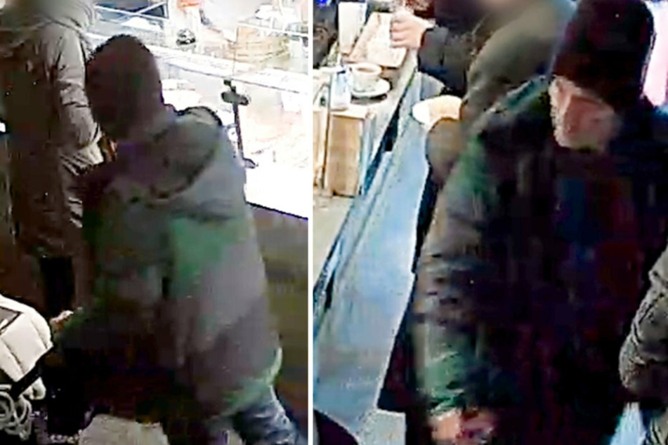 Mit diesen Fotos sucht die Polizei Berlin nach dem mutmaßlichen Täter.