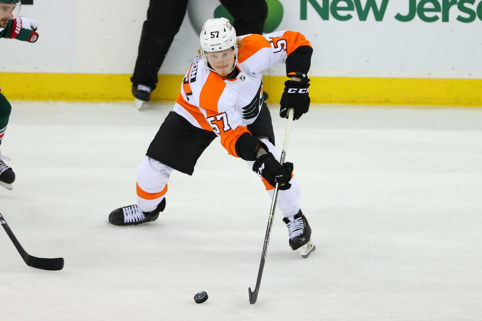 Flyers right wing Wade Allison scored two goals to beat the Capitals 4-2 on Friday night.