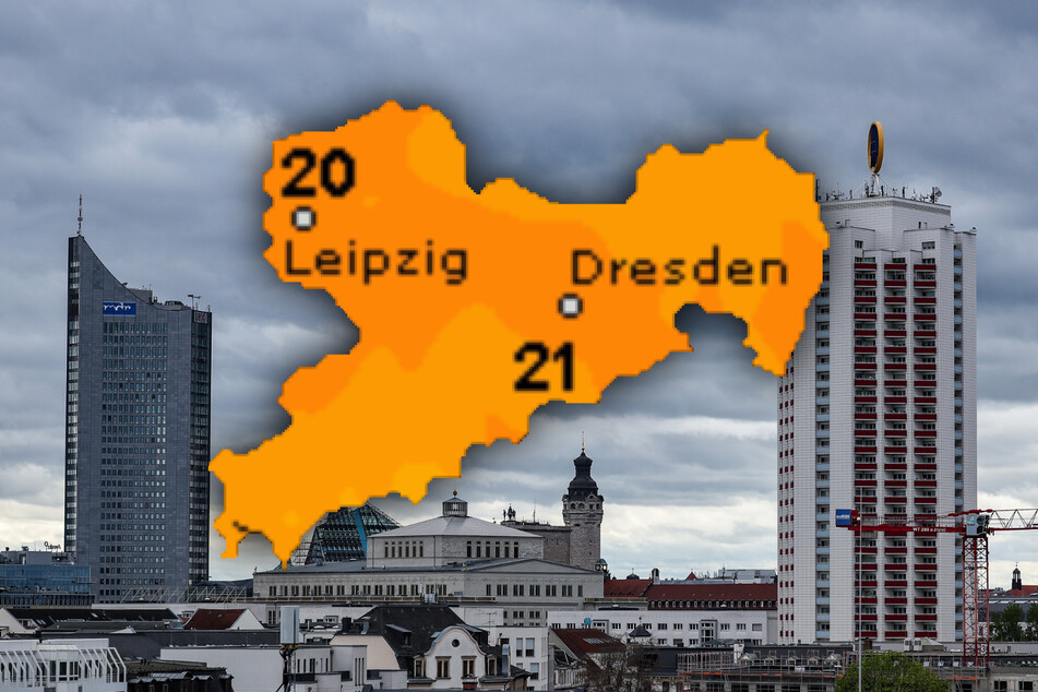 Am Wochenende wird es warm und wolkig in Sachsen.