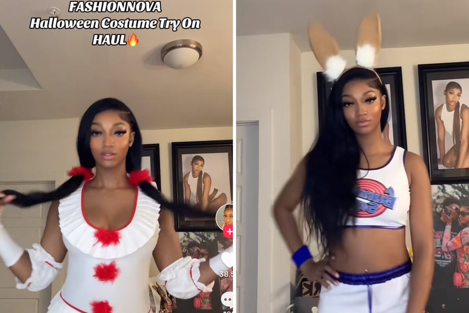 Angel Reese wows fans with Halloween fits in viral TikTok