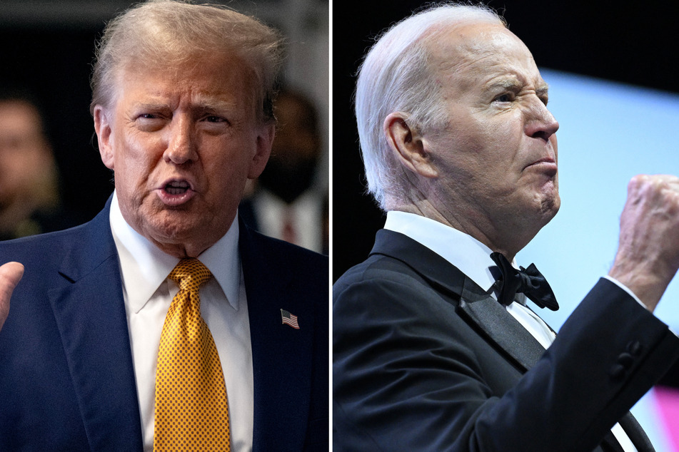 Donald Trump (l.) and Joe Biden agreed Wednesday to host the first 2024 presidential debate on June 27.
