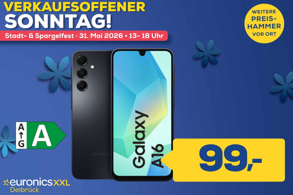 Samsung Galaxy A16 (128 GB) für 99 Euro.