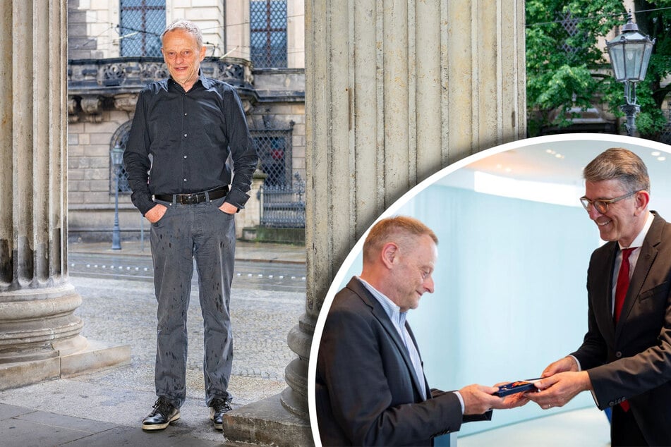 Dresden: Ergreifender Moment: Dresdner Kunsthistoriker erhält Bundesverdienstkreuz