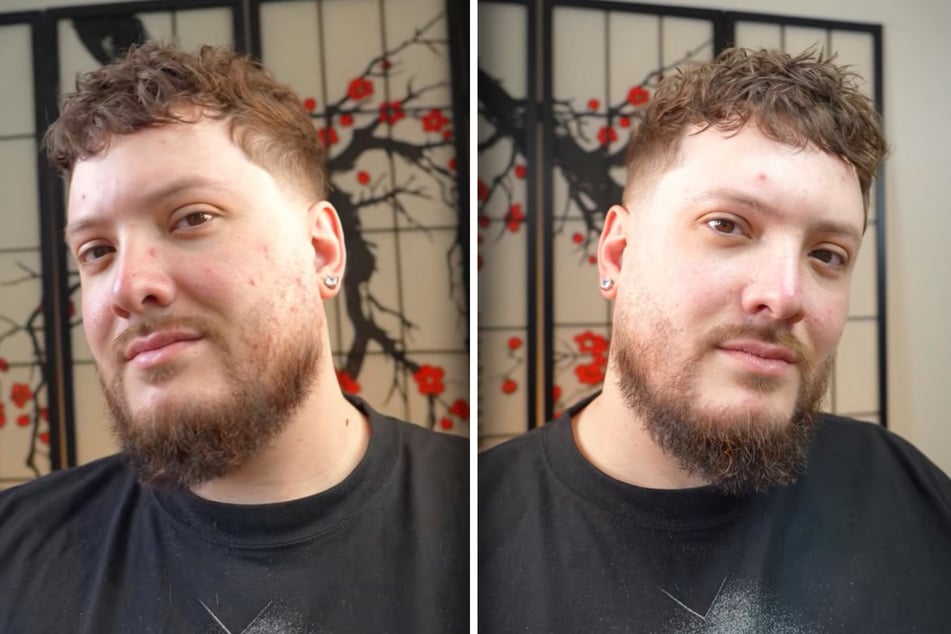 So kann doch das Baby kommen. Der werdende Vater hat einen würdigen Look für den neuen Erdenbürger.
