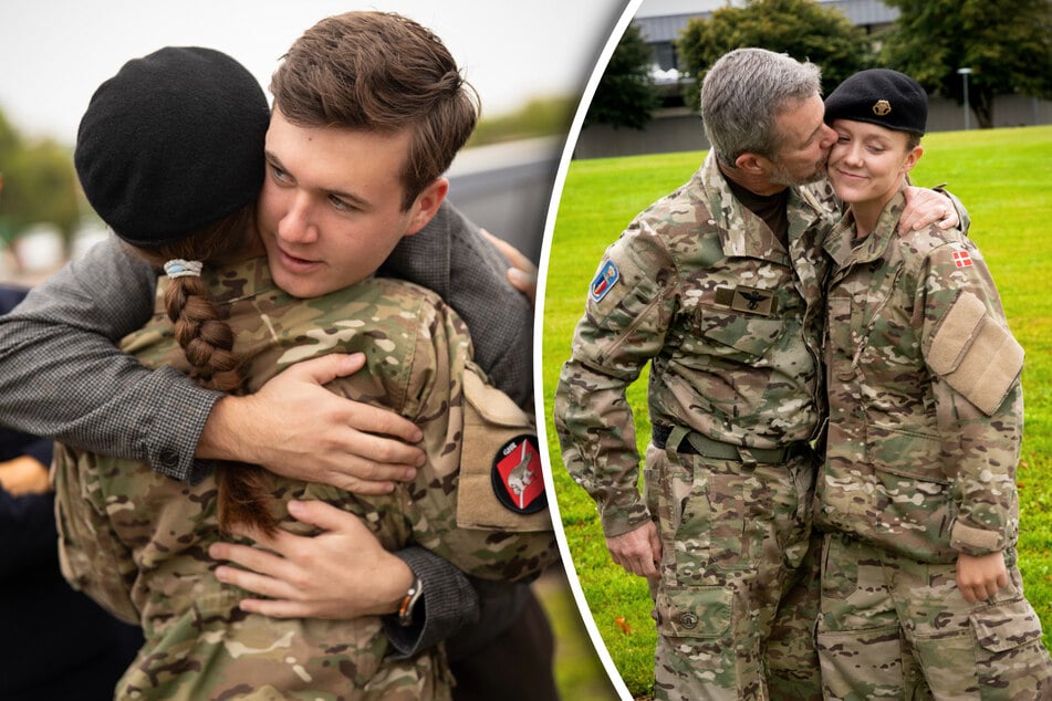 Dänisches Königspaar besucht Tochter beim Militär: Prinzessin im Dienst