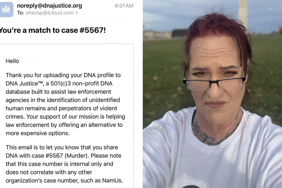 Anna Grady erfuhr bei ihrer Suche nach Vorfahren, dass ihre DNA in einer Mordermittlung auftaucht.