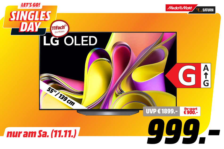 55-Zoll LG-Fernseher für 999 statt 1.899 Euro.