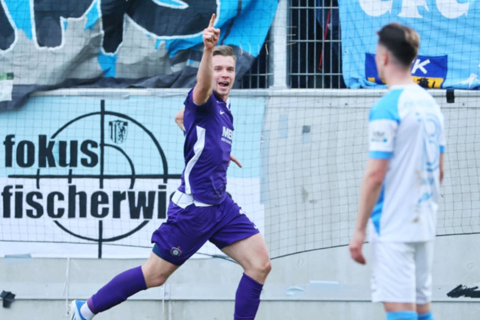 Vergangenes Jahr kam es bereits im Viertelfinale zum Duell zwischen Aue und dem CFC. Erik Majetschak (26) schoss das 2:0 für die Veilchen und damit die Himmelblauen aus dem Pokal.