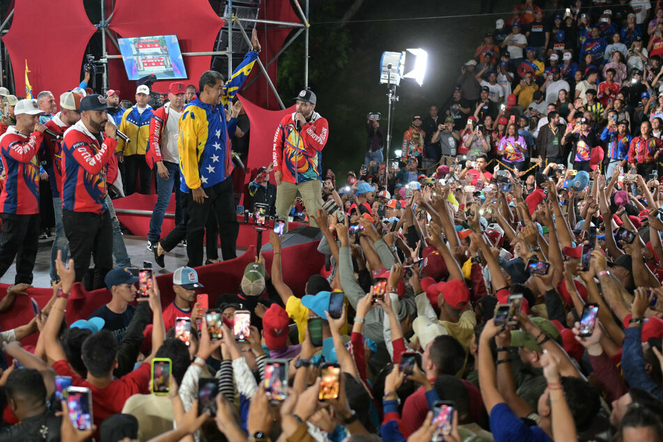 Venezuela's electoral body announced that incumbent President Nicolás Maduro had won Sunday's election with just over 51% of the vote.