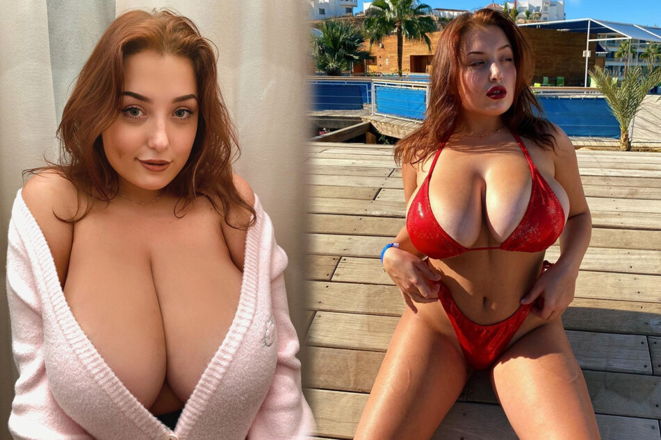 Milada Moore (19) proudly shows off her beautiful curves on Instagram.