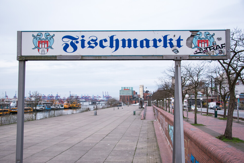 Der Fischmarkt ist am Sonntagmorgen menschenleer.