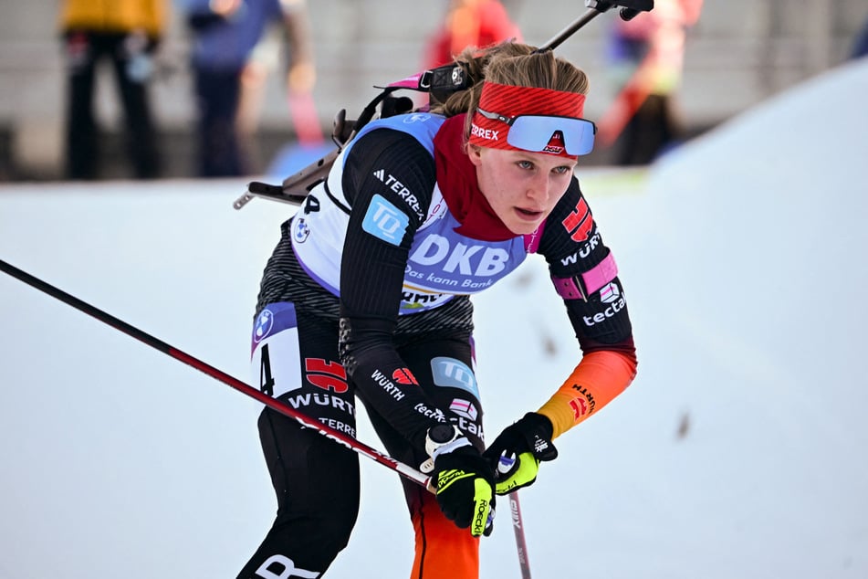 Julia Tannheimer (19) erwischte beim Heim-Weltcup in Oberhof einen unglücklichen Tag.