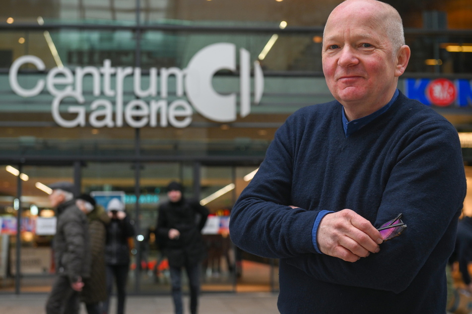 Jürgen Wolf (61), Center-Manager der Dresdner Centrum Galerie, freut sich über viele Kunden aus dem Nachbarland.