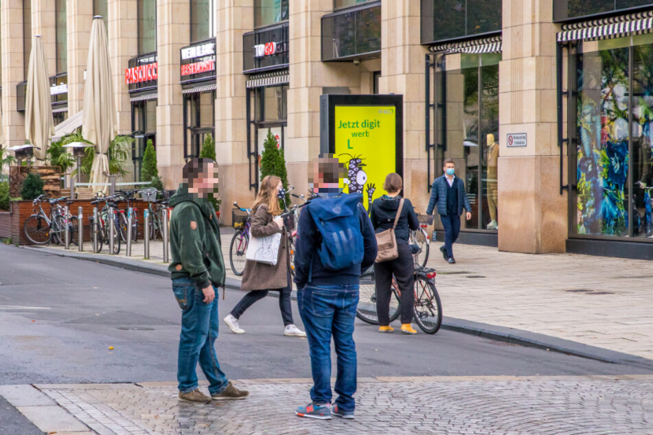 Scheint die Verordnung noch nicht bei allen Besuchern der Innenstadt angekommen zu sein.