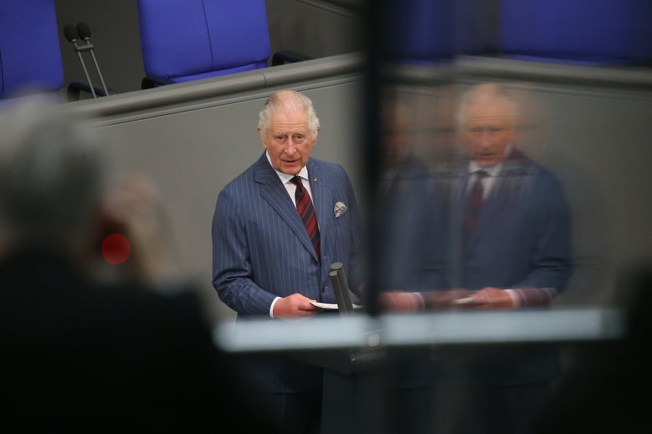 König Charles III. sprach im Rahmen seines Deutschland-Besuchs vor dem Bundestag.