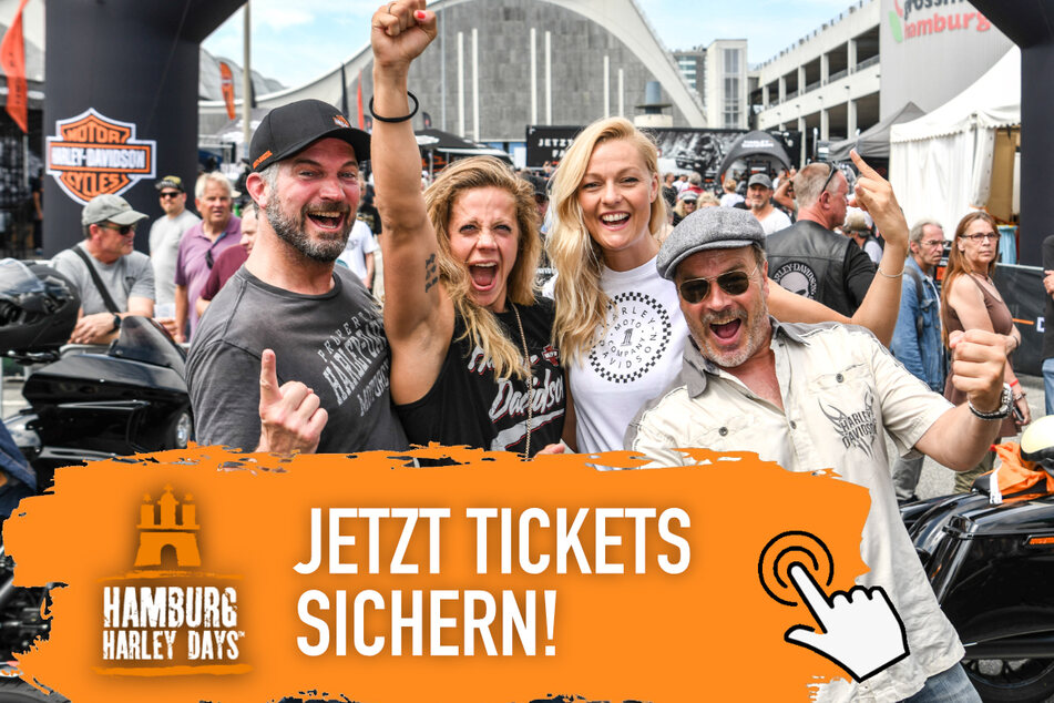 Wer bei den Hamburg Harley Days vom 19. bis 21. Mai dabei sein will, sollte sich jetzt Tickets sichern.