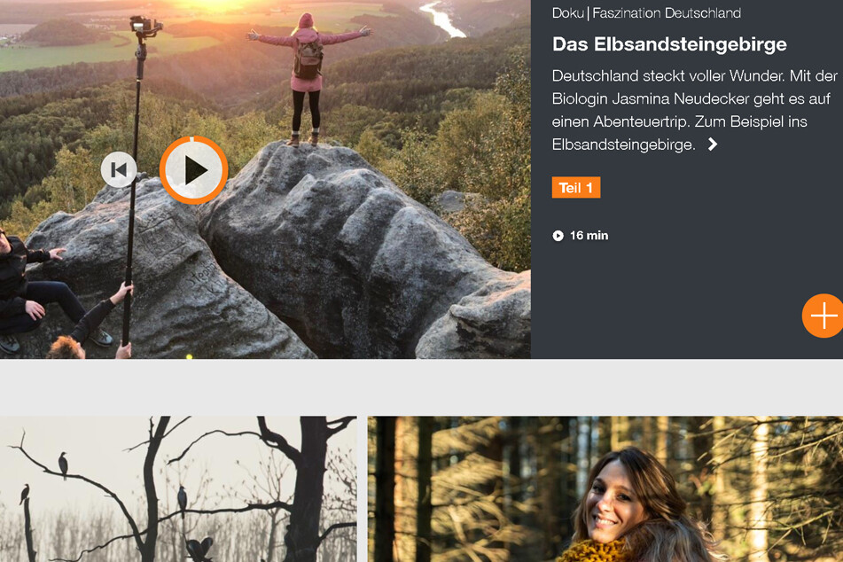 Momentan gibt die ZDF-Mediathek spannende Dokus her - zum Beispiel über das Elbsandsteingebirge.