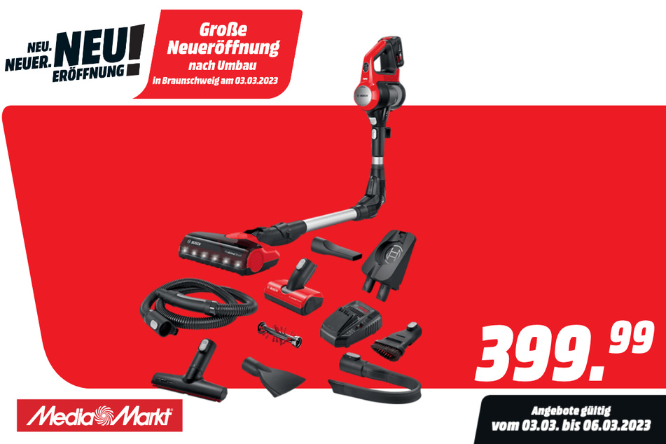 Bosch-Stielsauger für 399,99 Euro.