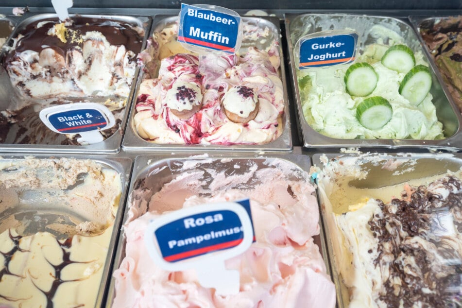 In der Theke tauchten regelmäßig verrückte Sorten wie Gurken-Joghurt-Eis auf.