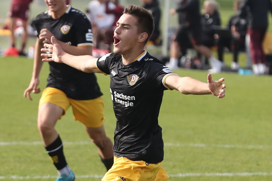 Last-Minute-Remis gegen die U17 von RB Leipzig! Dynamos Nachwuchsspieler Alen Bejtovic traf in der Nachspielzeit zum 3:3-Endstand.