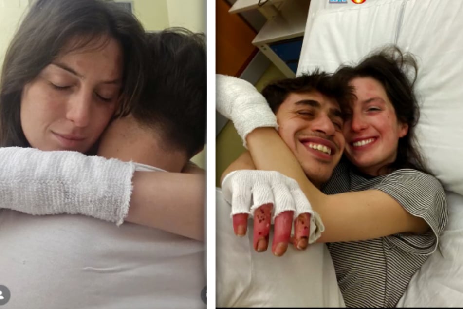 Eleonora Palmieri wird derzeit in Mailand behandelt, bekam dort Besuch von ihrem Freund Filippo.