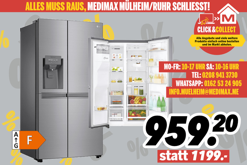 GSL481PZXZ von LG für 959,20 Euro
