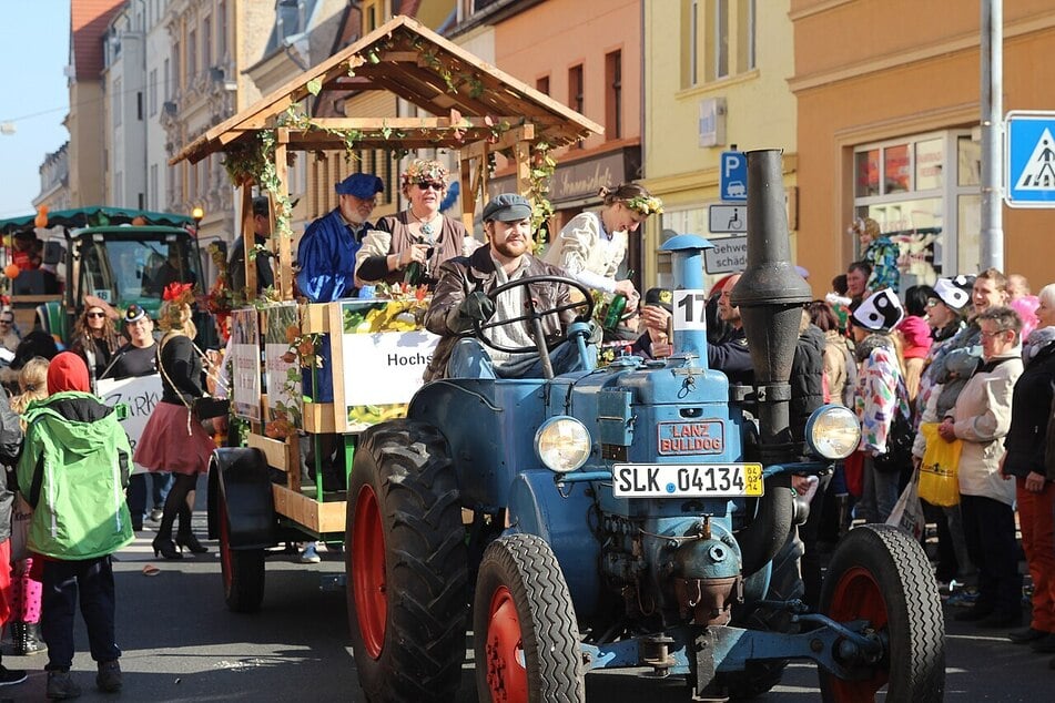 Der Rosenmontagsumzug in Köthen zieht etliche Besucher an. (Archivbild)