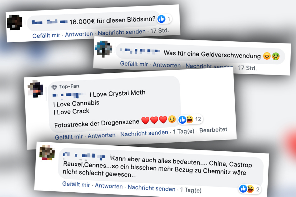 Der neue Fotopoint in Chemnitz kommt nicht überall gut an: Auf Facebook hagelte es Kritik.