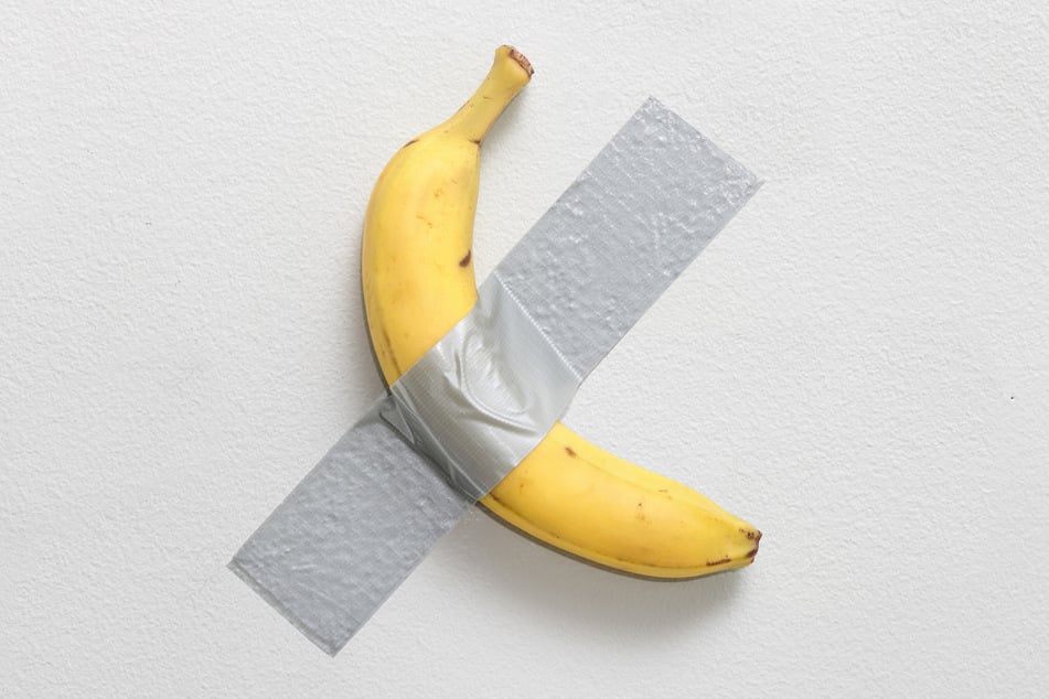 Das Werk "Comedian" vom italienischen Künstler Maurizio Cattelan wird für jede Ausstellung neu "erschaffen".