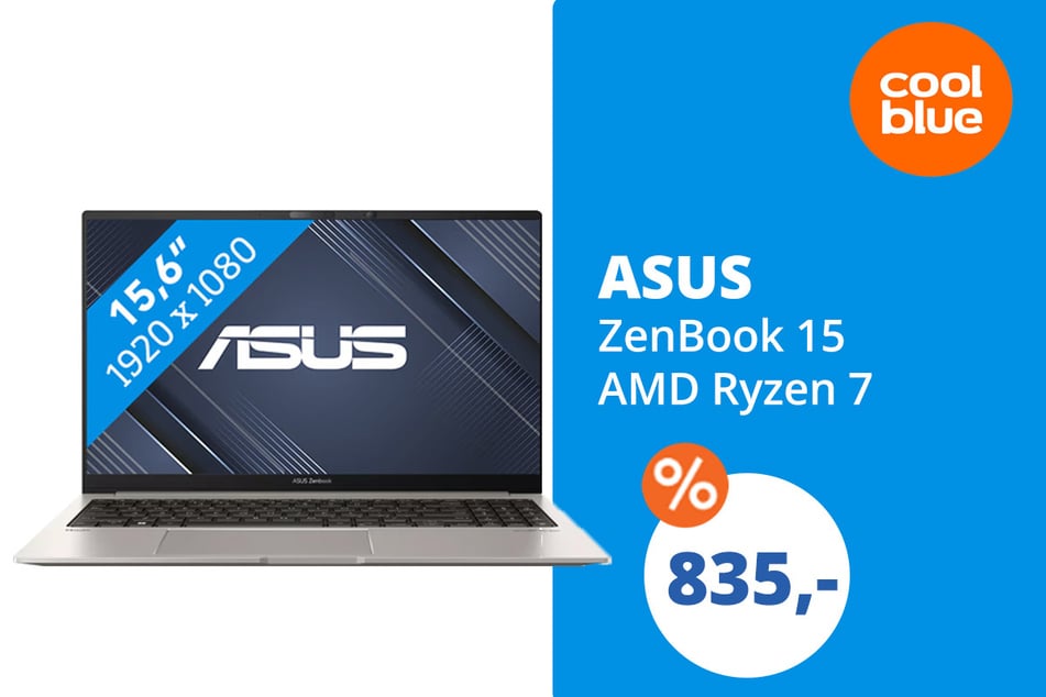 Das Asus Notebook
für 835 Euro.