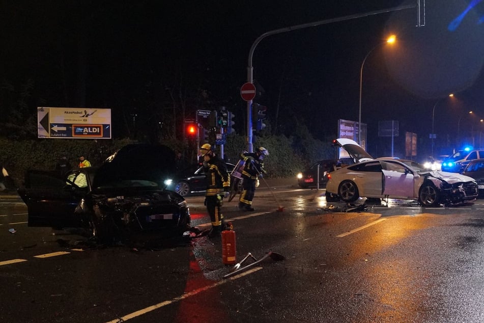 Schwerer Unfall auf Offenbacher Kreuzung: War ein Straßenrennen die Ursache?