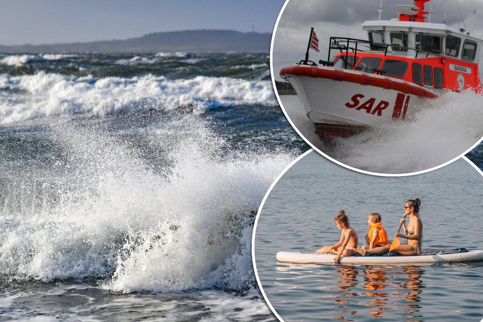 Nachts in der Ostsee: Mutti will mit Kindern nach Hiddensee paddeln - Lebensgefahr!