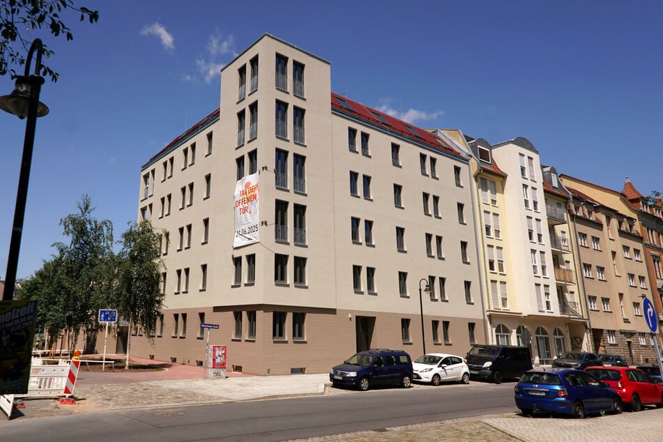 Das Objekt an der Moritzburger Straße (Pieschen) ist die einzige Fertigstellung der WiD für dieses Jahr. Beteiligt war auch das Planungsbüro IB Röder.