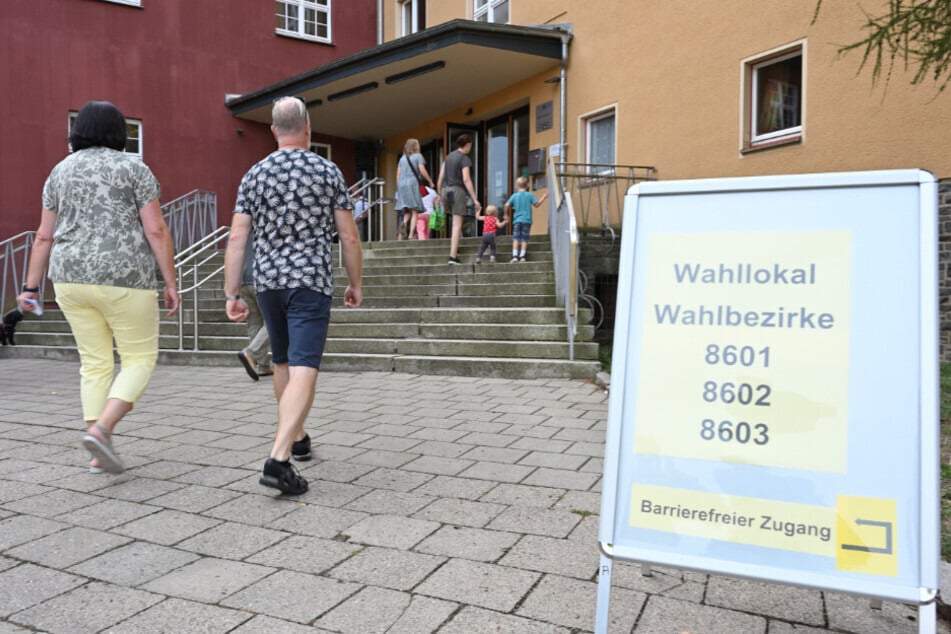 Ein Chemnitzer Wahllokal befindet sich in der Grundschule Reichenbrand.