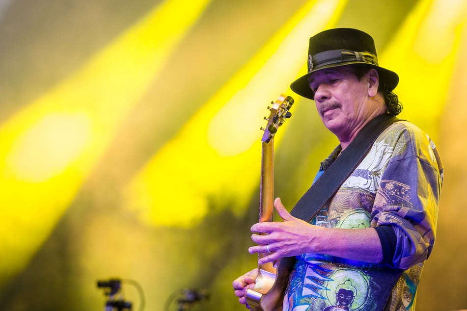 Gitarrist Carlos Santana.