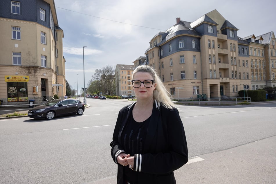 Linken-Stadträtin Susanne Schaper (45) fordert eine Behelfsampel an der Kreuzung Yorck-/Heinrich-Schütz-Straße.