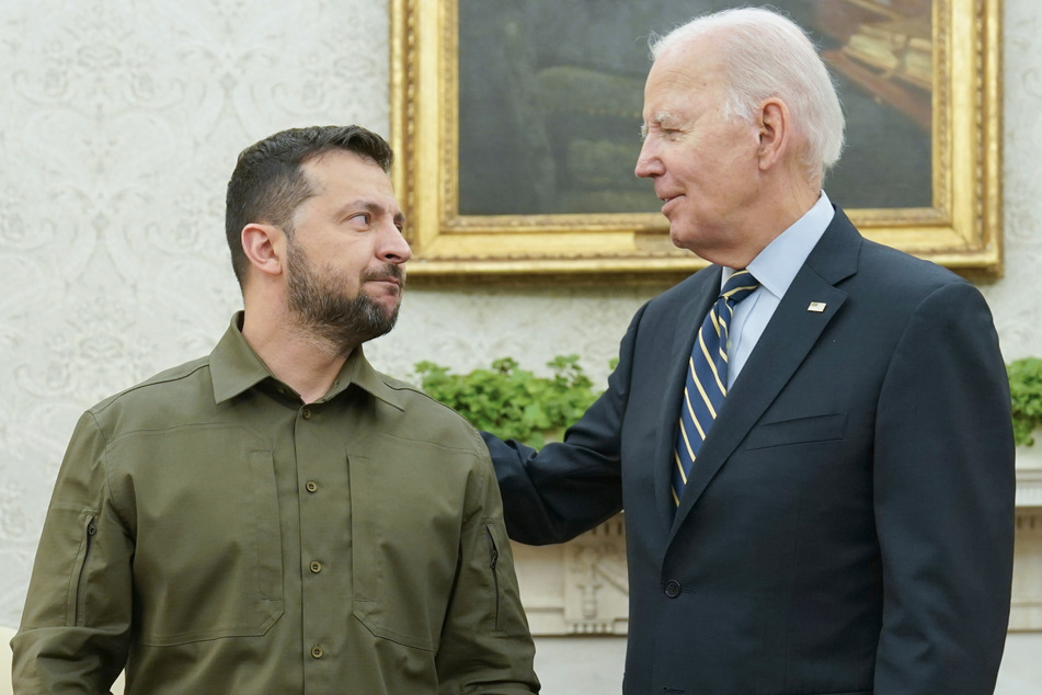 Ukraine-Präsident Selenskyj (links) stattete US-Präsident Biden einen Besuch in Washington ab.