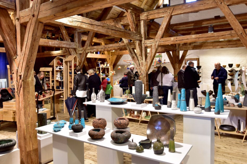 Dieses Wochenende findet im Wasserschloss Klaffenbach wieder der Werkkunstmarkt statt. (Archivfoto)