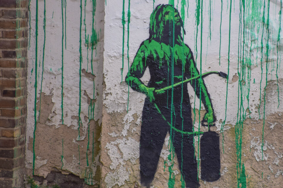 Aufregung in London: Ist neues Gemälde etwa Werk des Künstlers Banksy?