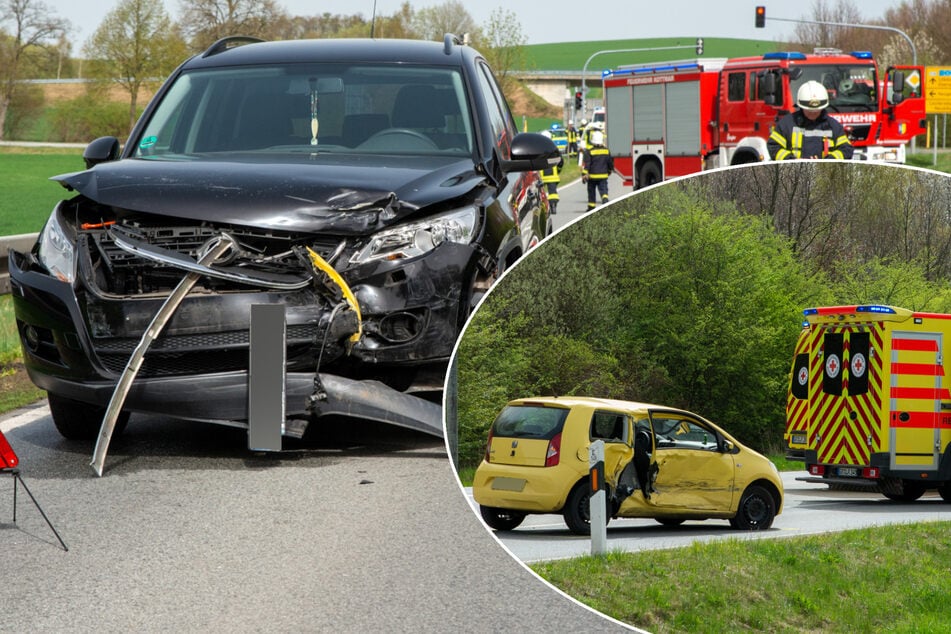 Seat und VW krachen an Kreuzung ineinander: Zwei Verletzte!