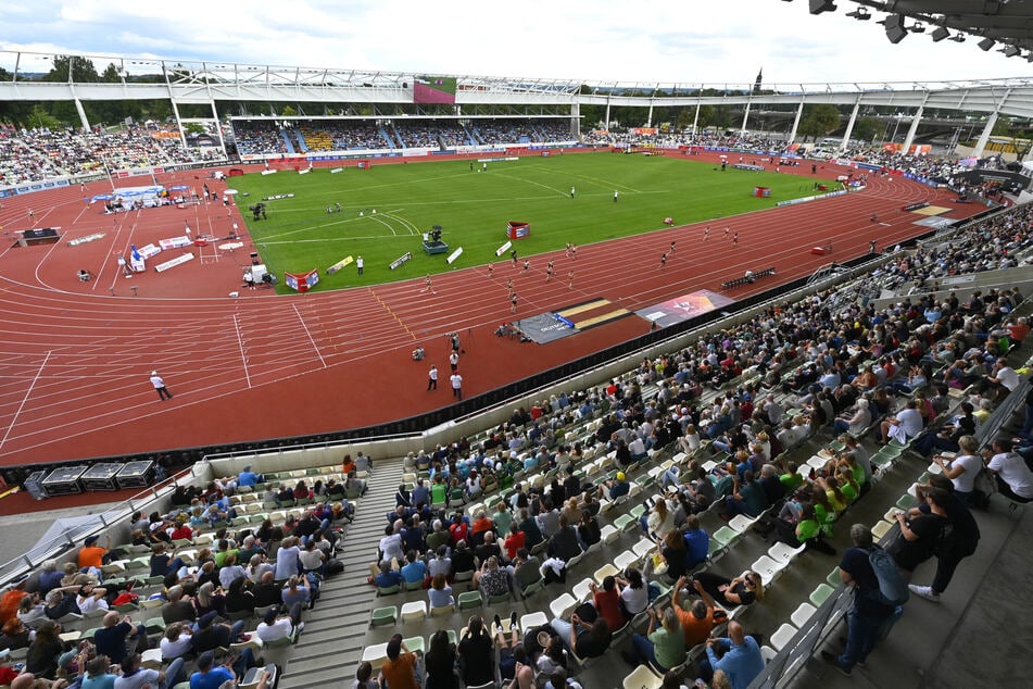 Tausende Zuschauer feuerten im Heinz-Steyer-Stadion die Leichtathleten an, im ganzen Stadtgebiet verfolgten rund 250.000 Besucher die FInals.