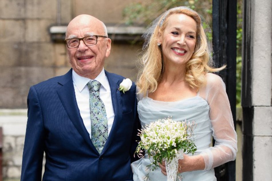 Heirateten 2016: Damals wirkten Jerry Hall und Rupert Murdoch noch sehr verliebt.