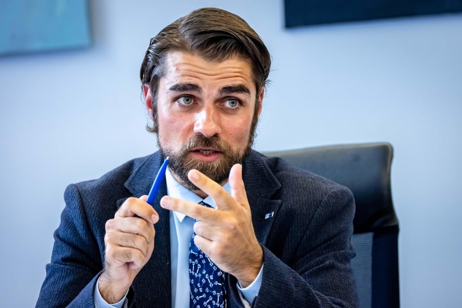 Max Jankowsky (33) ist seit 2023 Präsident der IHK Chemnitz und neuerdings Sprecher aller IHKs in Ostdeutschland.