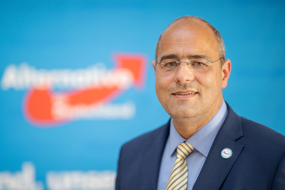 Peter Boehringer (52, AfD) soll Wähler überzeugen.
