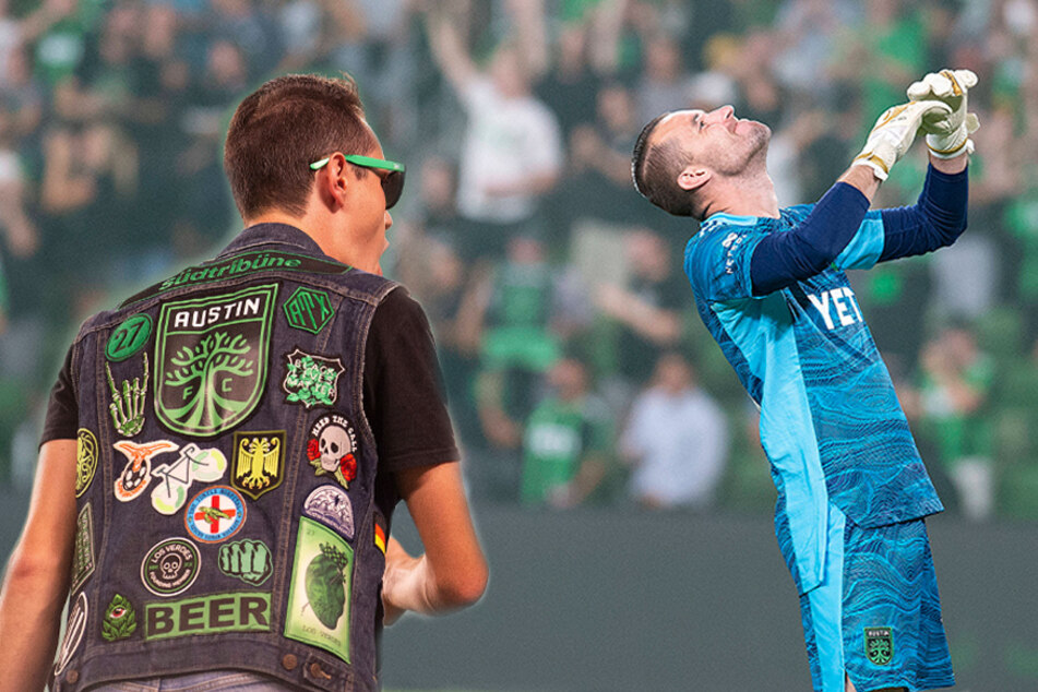 Fans are hoping Austin FC goalie Brad Stuver (r.) has more help in the back field with some new additions on defense.