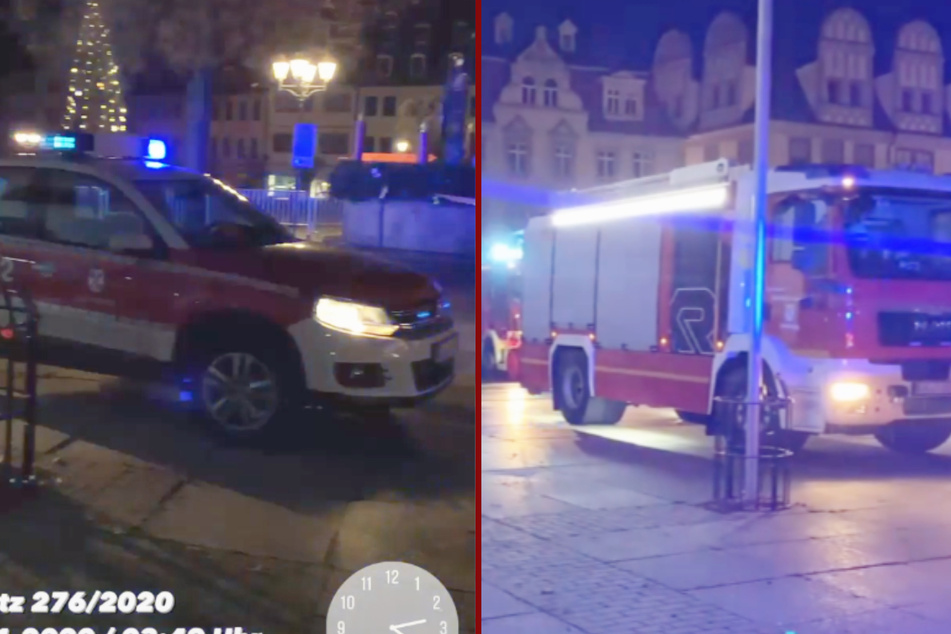 Die Freiwillige Feuerwehr Naumburg begleitete ihren Einsatz mit einer Facebook-Story.