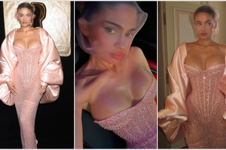 Kylie Jenner rocks Barbie bridal couture at Paris Fashion Week